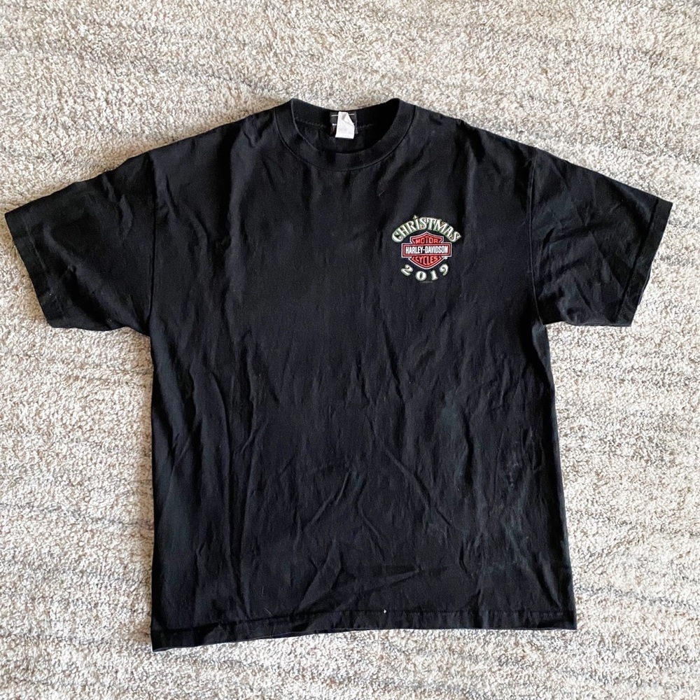 Harley Davidson Christmas tee